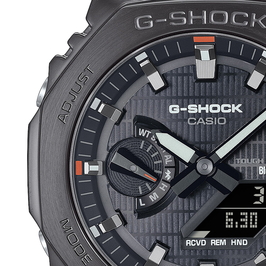 5月30日発売/予約 G-SHOCK メタルカバード 2100 GBM-2100B-7AJF メンズ 腕時計 ソーラー Bluetooth オクタゴン アナデジ 樹脂バンド 国内正規品 カシオ 八角形 | G-SHOCK | 03