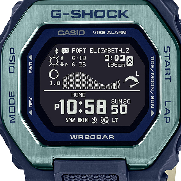 G-SHOCK G-LIDE タイムトラベル サーフィン GBX-100TT-2JF メンズ