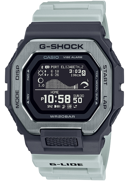 G-SHOCK G-LIDE タイムトラベル サーフィン GBX-100TT-8JF メンズ 腕時計 電池式 Bluetooth デジタル スクエア  国内正規品 カシオ