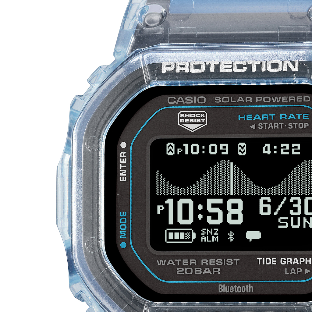 G-SHOCK 5月15日発売 G-LIDE 心拍計測 歩数計測 GBX-H5600-2JR メンズ