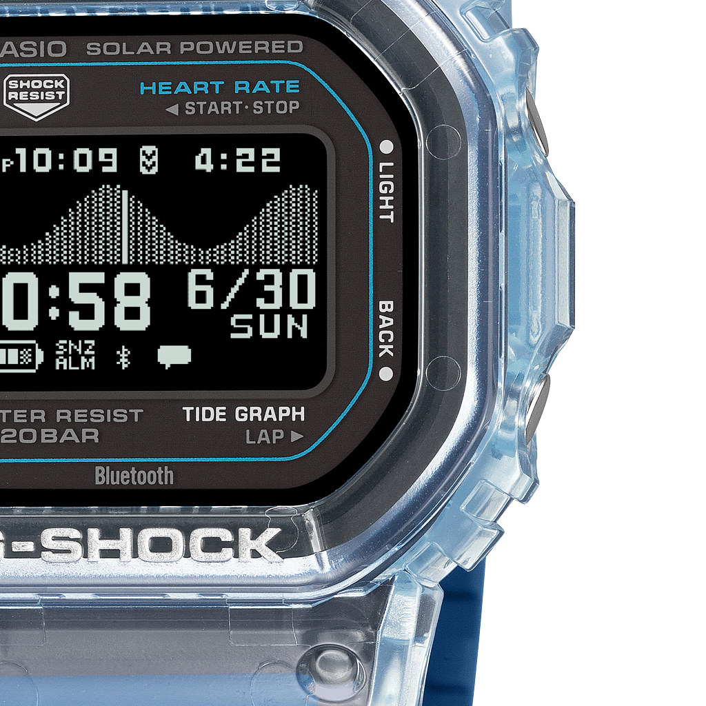 G-SHOCK 5月15日発売 G-LIDE 心拍計測 歩数計測 GBX-H5600-2JR メンズ