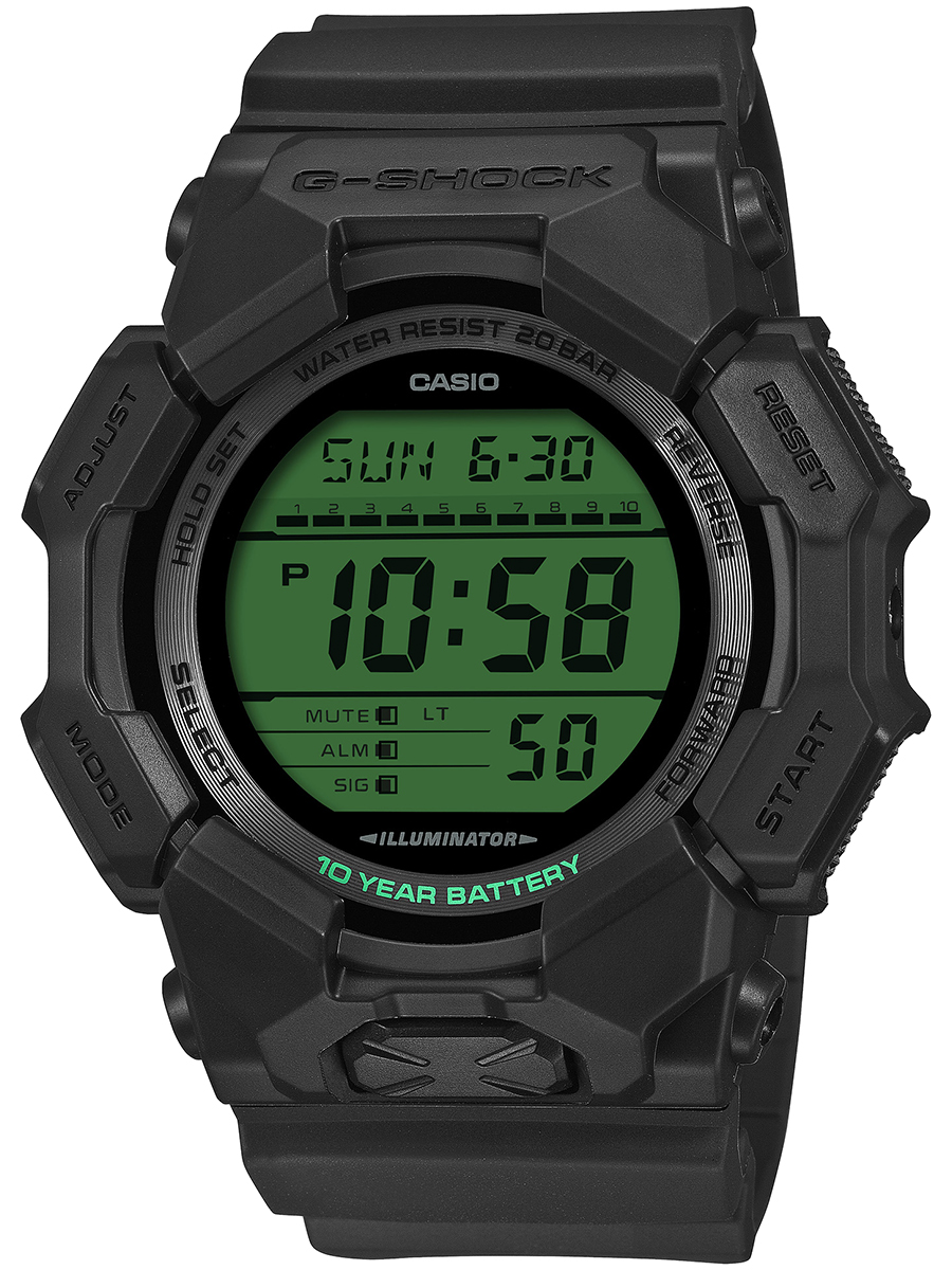 G-SHOCK デジタル腕時計 ブラック/グリーン　ヒステリックグラマー CASIO G-SHOCK Gショック 腕時計 メンズ グリーン デジタル 海外モデル
