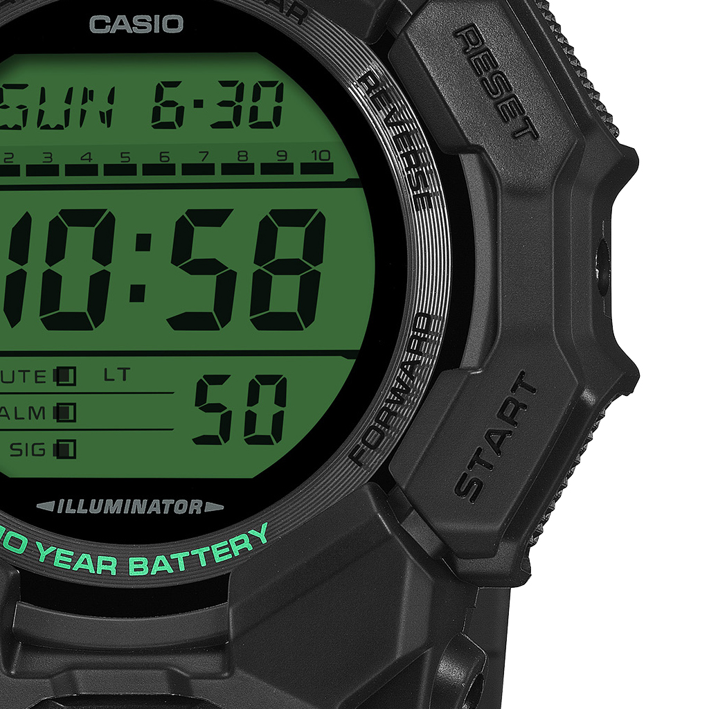 G-SHOCK デジタル腕時計 ブラック/グリーン　ヒステリックグラマー CASIO G-SHOCK Gショック 腕時計 メンズ グリーン デジタル 海外モデル