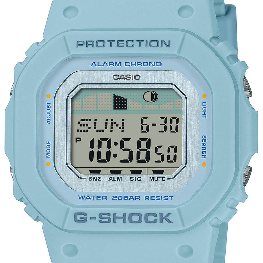 G-SHOCK G-LIDE GLX-S5600-2JF 20気圧防水 カシオ G-SHOCK G-LIDE GLX-S5600-2JF ライトブルー タイド