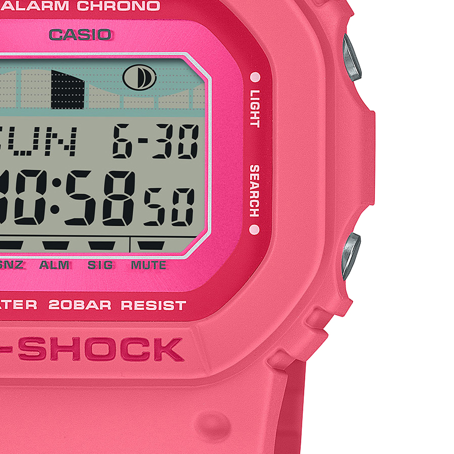 G-SHOCK G-LIDE ミッドサイズ ブライトフラワーカラー カンヒザクラ