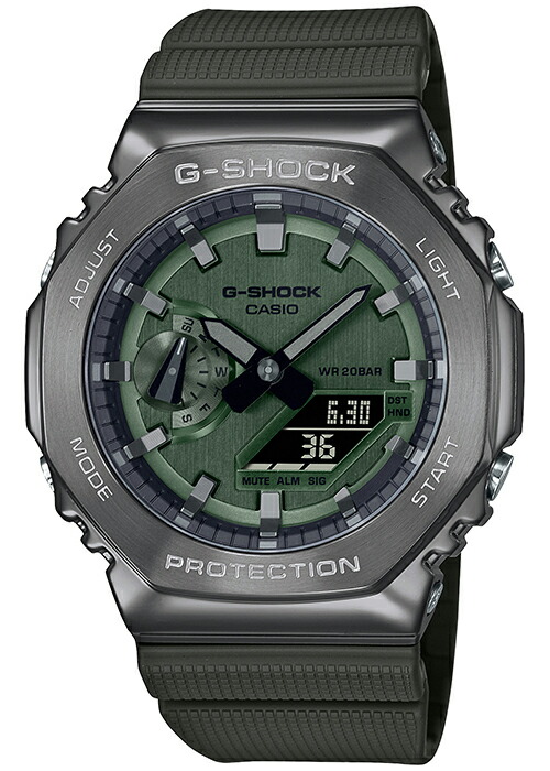 G-SHOCK ブルー メタルベゼル GM-2100N-2AJF メンズ 腕時計 電池
