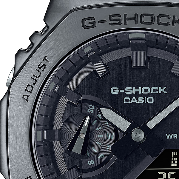 G-SHOCK メタルカバード ブラックアウト GM-2100BB-1AJF メンズ 腕時計 電池式 アナデジ オクタゴン 反転液晶 国内正規品 カシオ