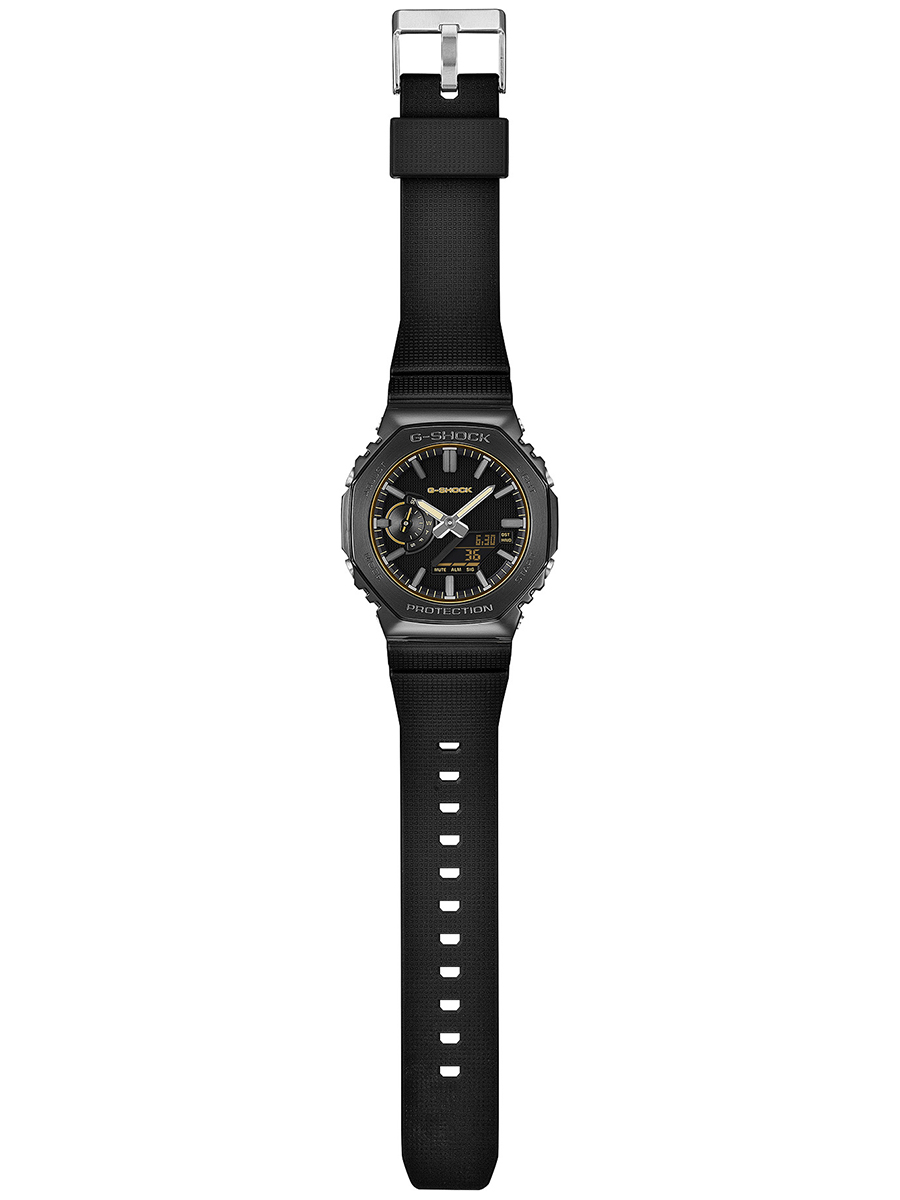 6月19日発売/予約 G-SHOCK メタルカバード リュクスブラック GM-2100LXB-1A9JF メンズ 腕時計 電池式 アナデジ 樹脂バンド 反転液晶 国内正規品 カシオの画像