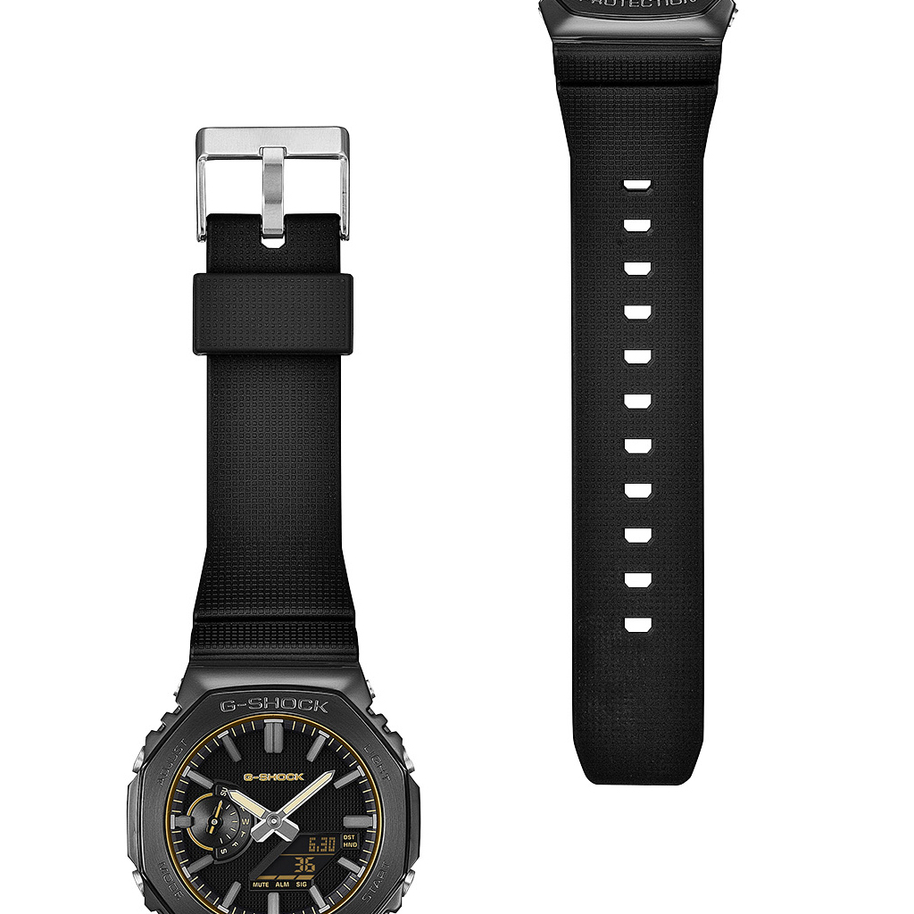 6月19日発売/予約 G-SHOCK メタルカバード リュクスブラック GM-2100LXB-1A9JF メンズ 腕時計 電池式 アナデジ 樹脂バンド 反転液晶 国内正規品 カシオの画像