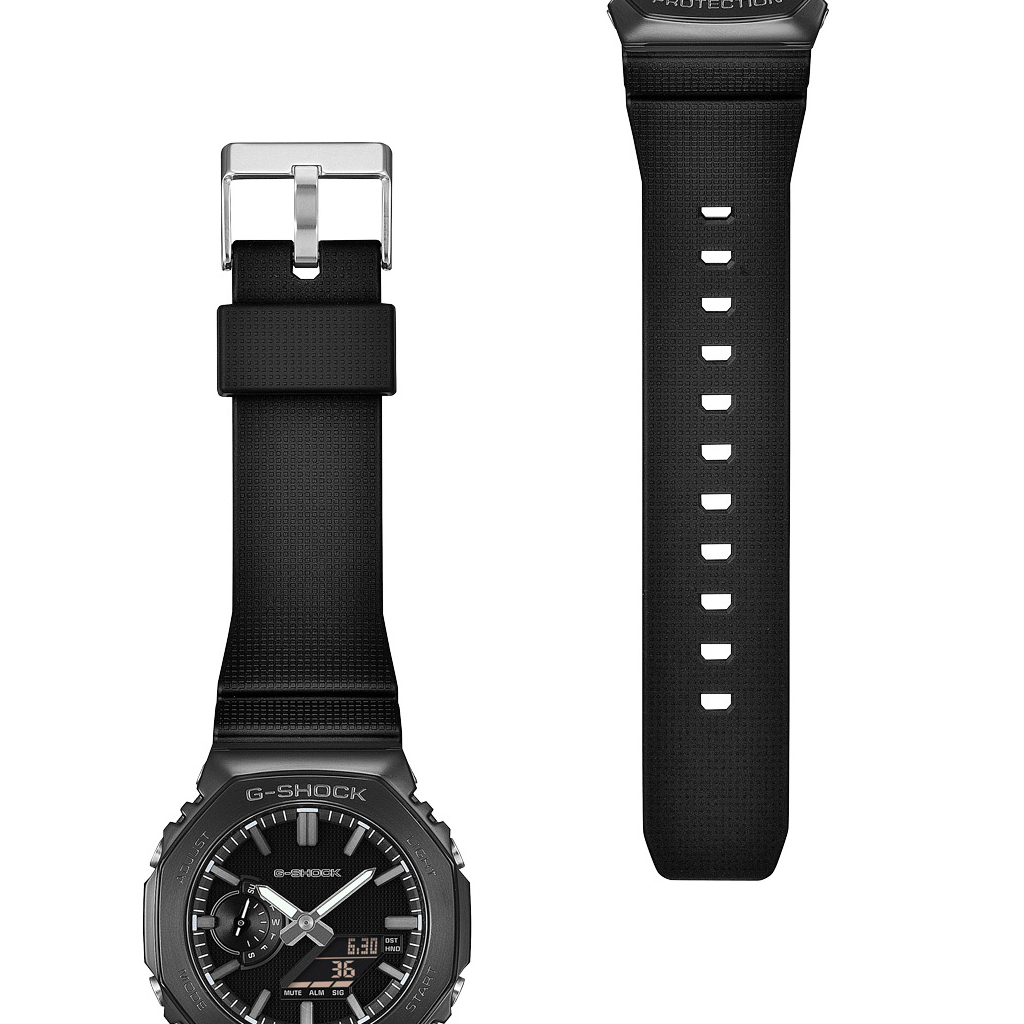 6月19日発売/予約 G-SHOCK メタルカバード リュクスブラック GM-2100LXB-1AJF メンズ 腕時計 電池式 アナデジ 樹脂バンド 反転液晶 国内正規品 カシオの画像