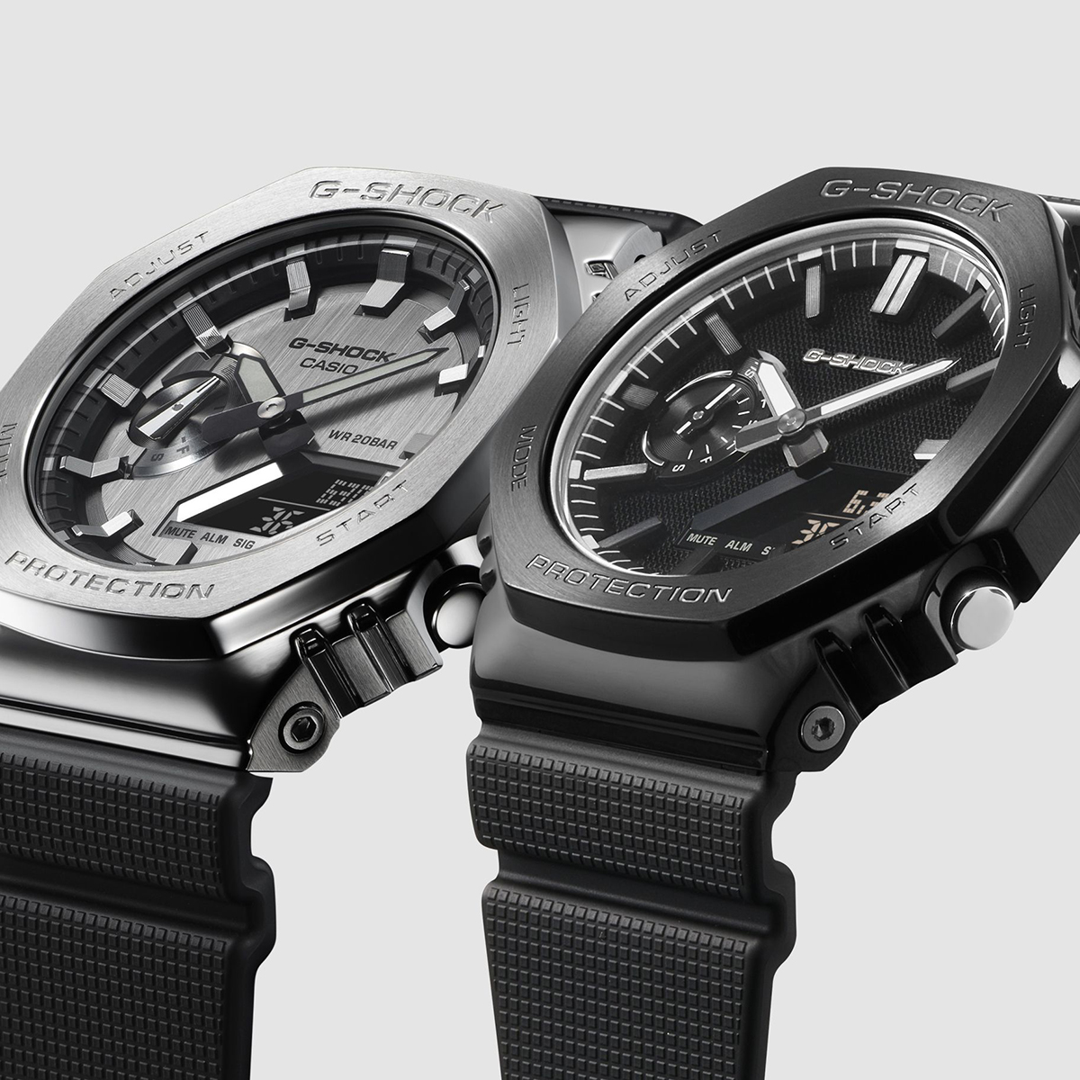 6月19日発売/予約 G-SHOCK メタルカバード リュクスブラック GM-2100LXB-1AJF メンズ 腕時計 電池式 アナデジ 樹脂バンド 反転液晶 国内正規品 カシオの画像