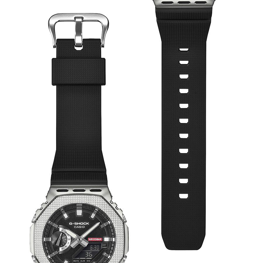 G-SHOCK メタルカバード チェッカリングパターン GM-2100M-1AJF メンズ