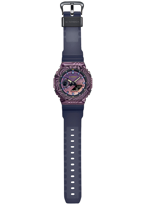 G-SHOCK メタルカバード ミルキーウェイギャラクシー 天の川銀河 GM-2100MWG-1AJR メンズ 腕時計 電池式 アナデジ パープル カシオ 国内正規品｜theclockhouse｜08