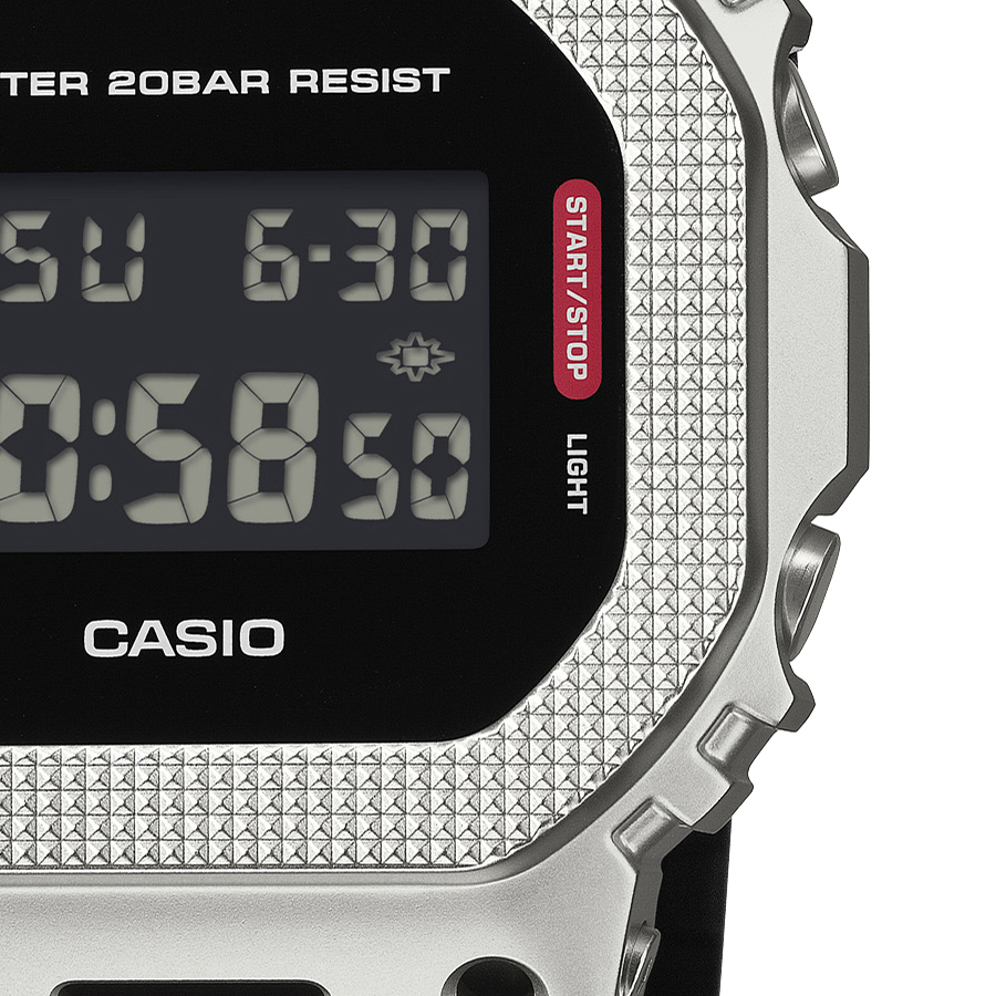 G-SHOCK メタルカバード チェッカリングパターン GM-5600M-1JF メンズ