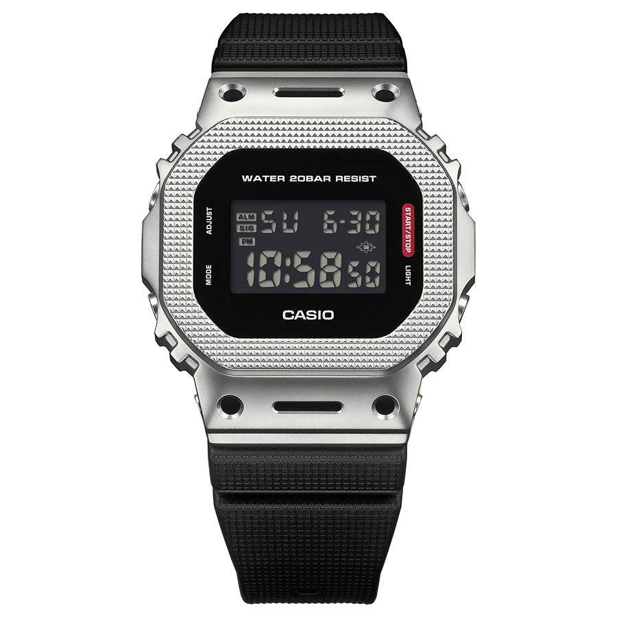 G-SHOCK メタルカバード チェッカリングパターン GM-5600M-1JF メンズ