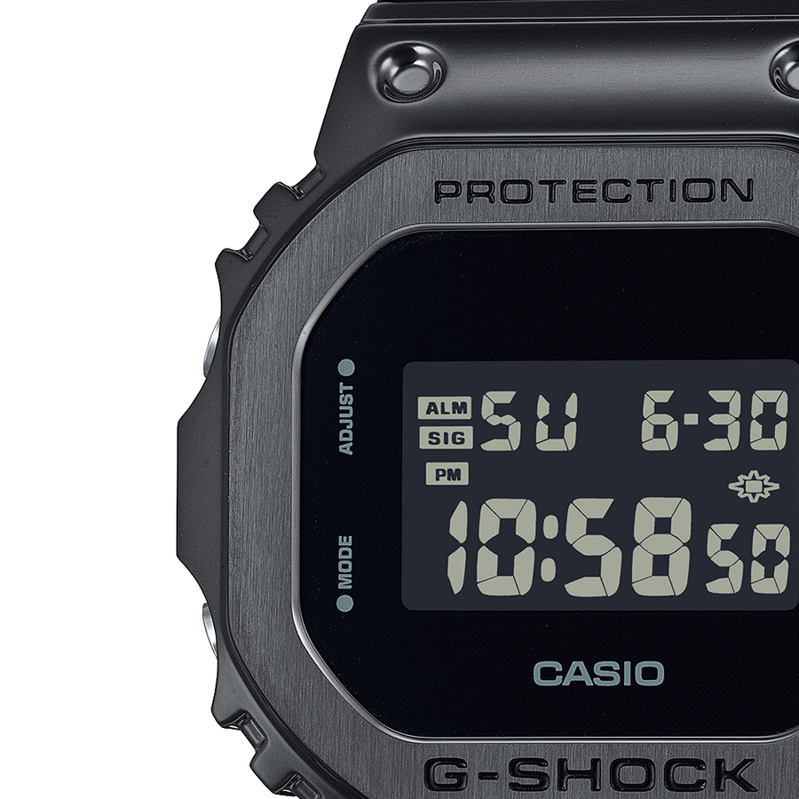 G-SHOCK メタルカバード 5600 GM-5600UB-1JF メンズ 腕時計 電池式 デジタル スクエア ブラック 反転液晶 国内正規品 カシオ