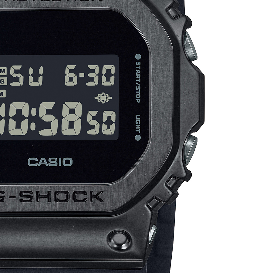 G-SHOCK メタルカバード 5600 GM-5600UB-1JF メンズ 腕時計 電池式 デジタル スクエア ブラック 反転液晶 国内正規品 カシオ｜theclockhouse｜05