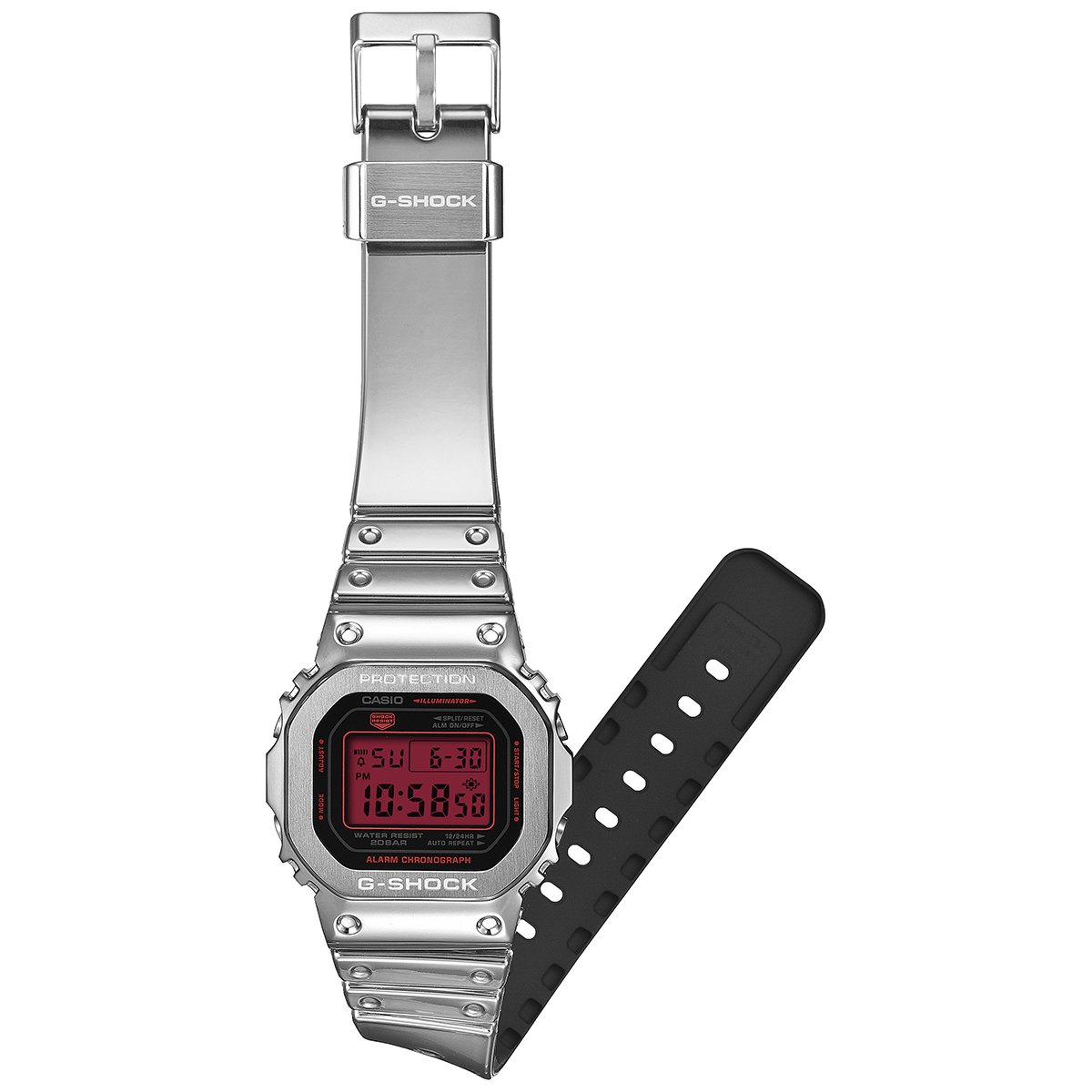G-SHOCK メタルカバード ファインメタリック シルバー GM-5600YRA-8JF