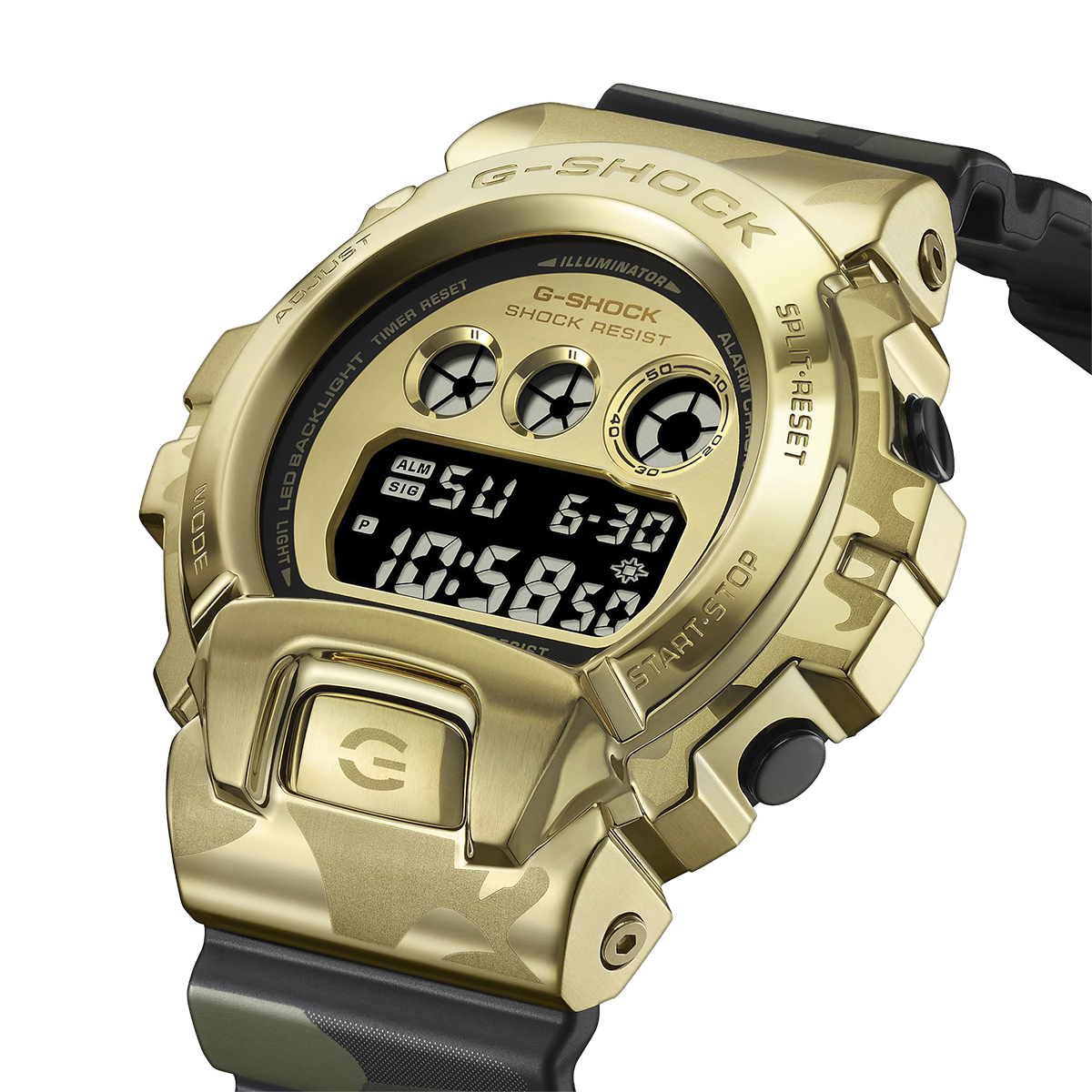 G-SHOCK メタルカバード ボールドカモ カモ & ゴールド GM-6900CMG-3JF