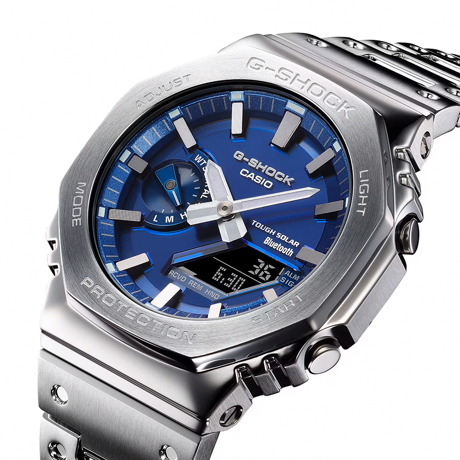 G-SHOCK フルメタル ブルーアクセント GM-B2100AD-2AJF メンズ 腕時計 