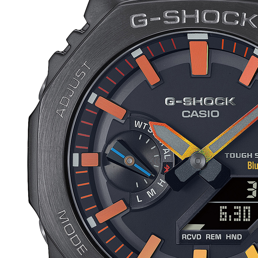 G-SHOCK FULL METAL フルメタル レインボーカラー GM-B2100BPC-1AJF メンズ 腕時計 ソーラー Bluetooth 国内正規品｜theclockhouse｜04