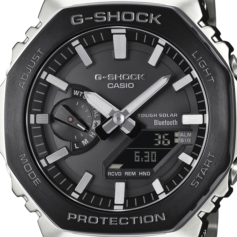 G-SHOCK フルメタル ブラックベゼル GM-B2100BT-1AJF メンズ 腕時計