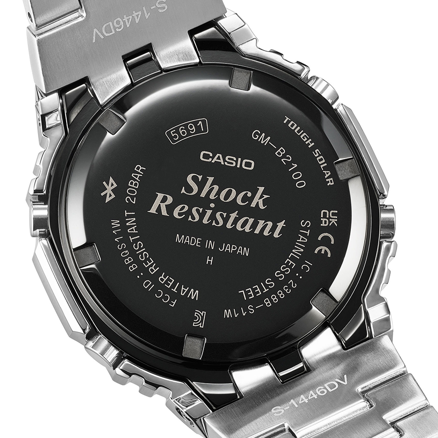 G-SHOCK フルメタル ブラックベゼル GM-B2100BT-1AJF メンズ 腕時計