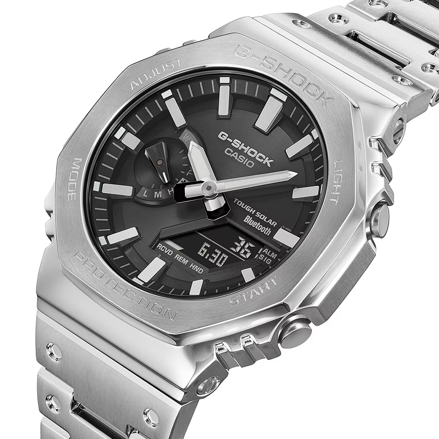 美品 G-SHOCK GM-B2100SD-1AJF タフソーラー　フルメタル Gショック】フルメタル / スマートフォンリンク＆タフソーラー
