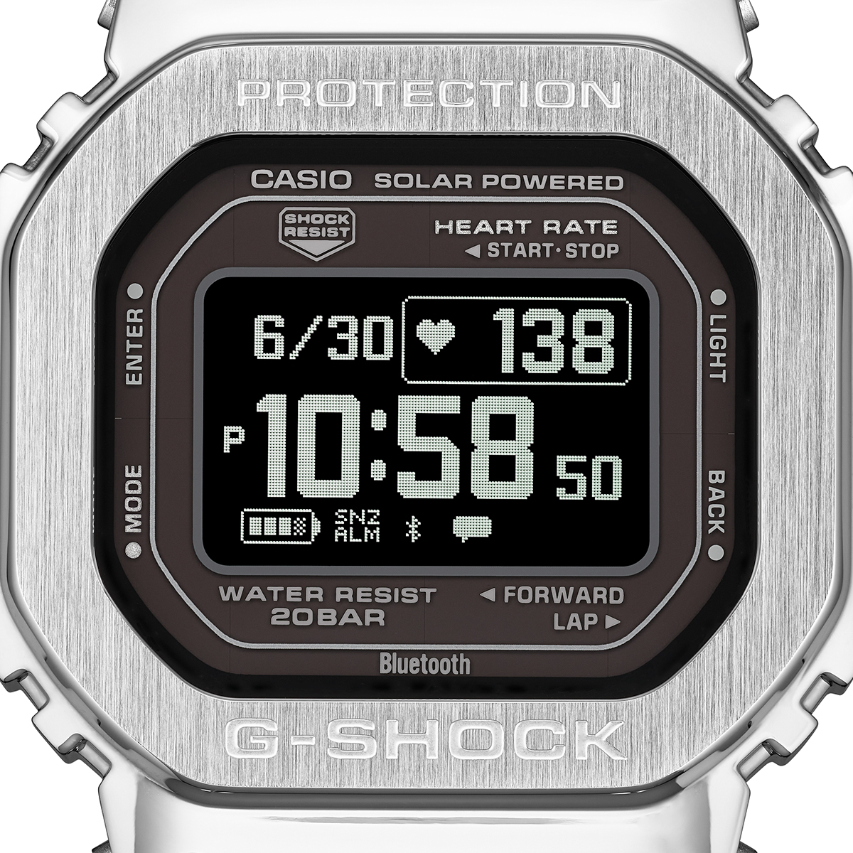 【新品・保証付き・国内正規】GM-H5600-1JR【G-SQUAD】 G-SHOCK メタルカバード G-SQUAD 心拍計測 血中酸素 GM-H5600-1JR