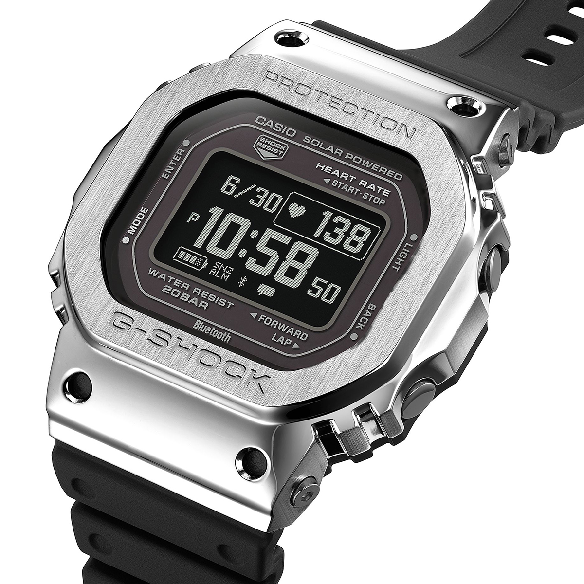 G-SHOCK メタルカバード G-SQUAD 心拍計測 血中酸素 GM-H5600-1JR