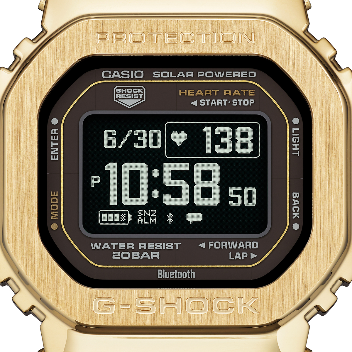 G-SHOCK メタルカバード G-SQUAD 心拍計測 血中酸素 GM-H5600-9JR