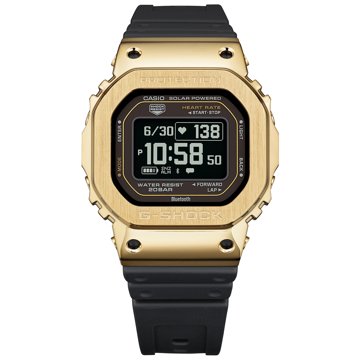 G-SHOCK メタルカバード G-SQUAD 心拍計測 血中酸素 GM-H5600-9JR