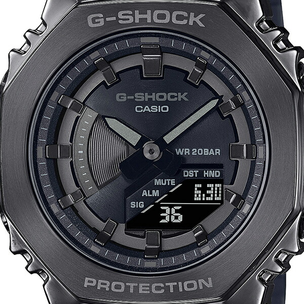 G-SHOCK ミッドサイズ メタルベゼル GM-S2100B-8AJF メンズ レディース