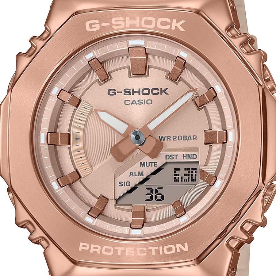 G-SHOCK ミッドサイズ メタルカバード GM-S2100PG-4AJF メンズ レディース 腕時計 電池式 アナデジ オクタゴン 国内正規品 カシオ｜theclockhouse｜03