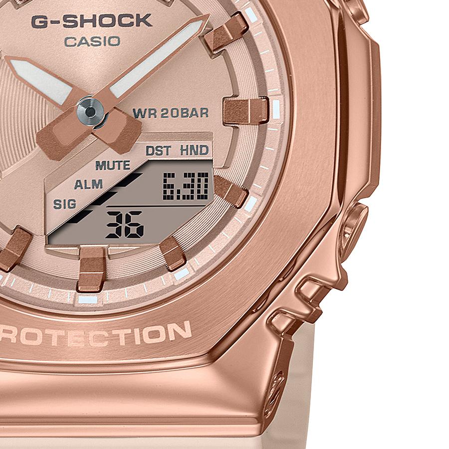 G-SHOCK ミッドサイズ メタルカバード GM-S2100PG-4AJF メンズ レディース 腕時計 電池式 アナデジ オクタゴン 国内正規品 カシオ｜theclockhouse｜05