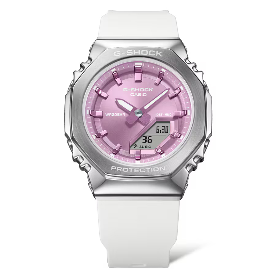 G-SHOCK ミッドサイズ メタルカバード GM-S2110-7A6JF メンズ レディース 腕時計 電池式 アナデジ オクタゴン パープルダイヤル 国内正規品の画像