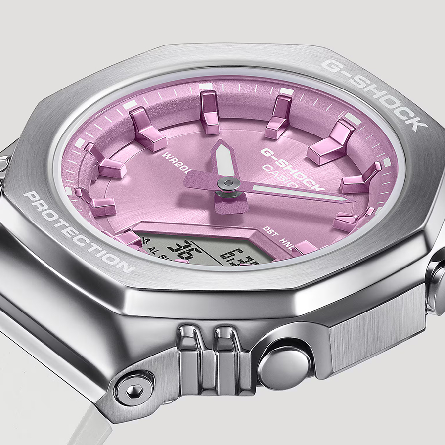 G-SHOCK ミッドサイズ メタルカバード GM-S2110-7A6JF メンズ レディース 腕時計 電池式 アナデジ オクタゴン パープルダイヤル 国内正規品の画像