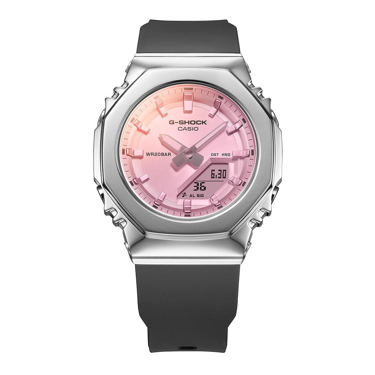 G-SHOCK ミッドサイズ メタルカバード サマーリフレクション ピンク GM