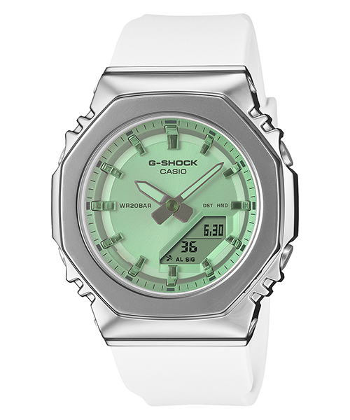 G-SHOCK ミッドサイズ メタルカバード サマーリフレクション グリーン