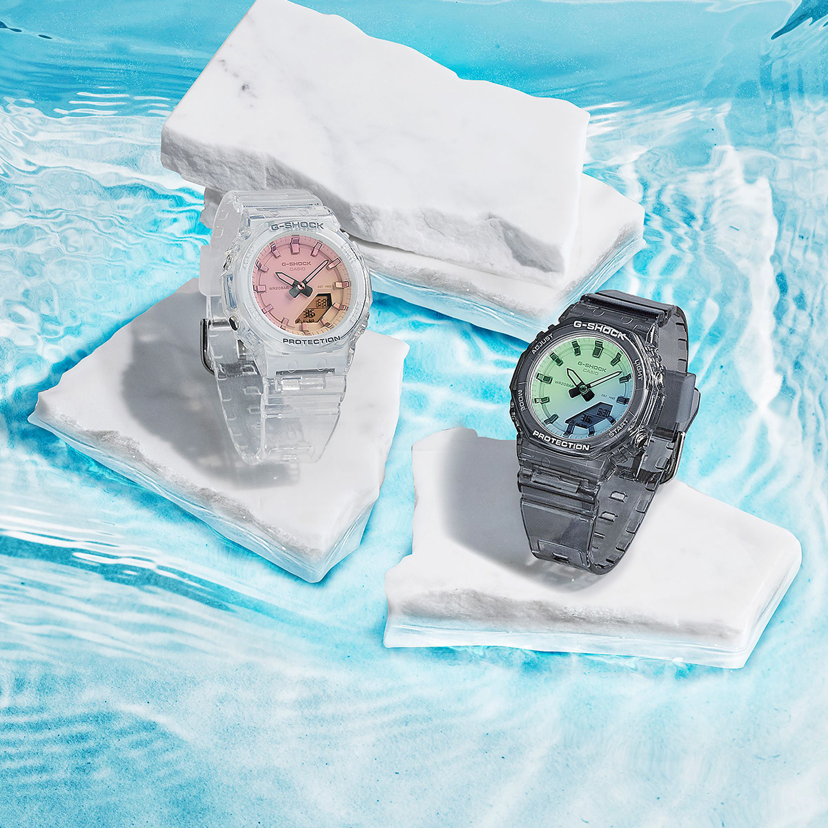 G-SHOCK プチサイズ サマーリフレクション グリーン GMA-P2100SR-1AJF