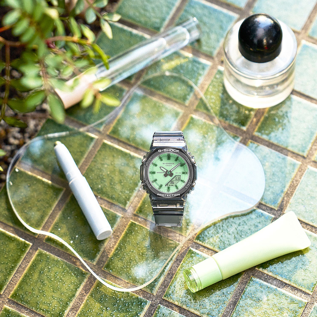 G-SHOCK プチサイズ サマーリフレクション グリーン GMA-P2100SR-1AJF