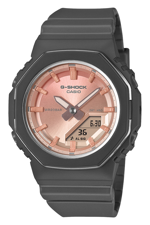 G-SHOCK プチサイズ メタリックベゼルリング ローズクォーツ GMA