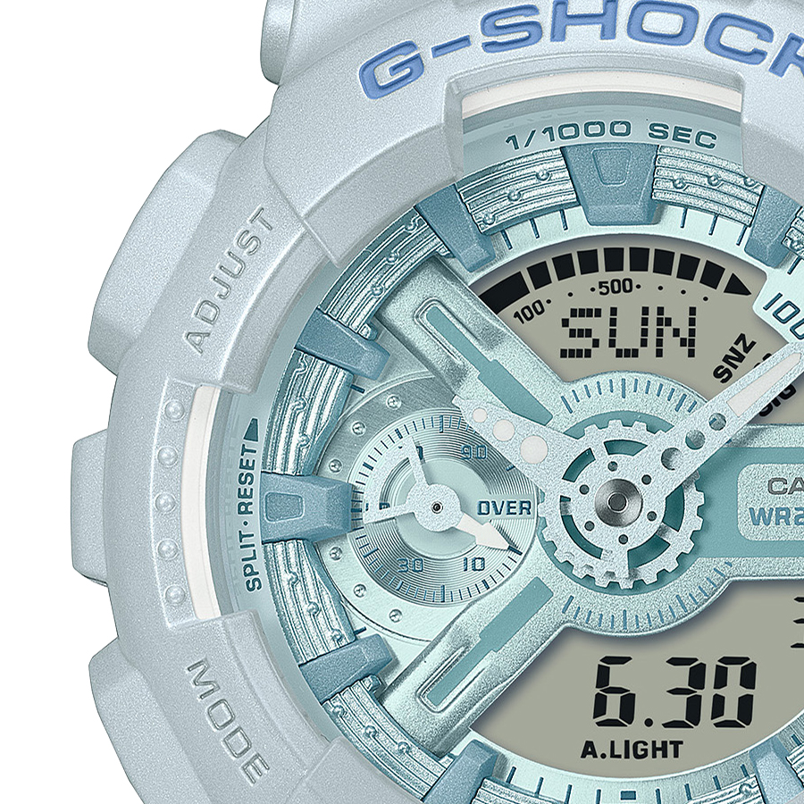 【お値下げ！】G-SHOCKミッドサイズモデル レディース ブルー G-SHOCK ミッドサイズ シルキートーンカラーズ ブルー GMA