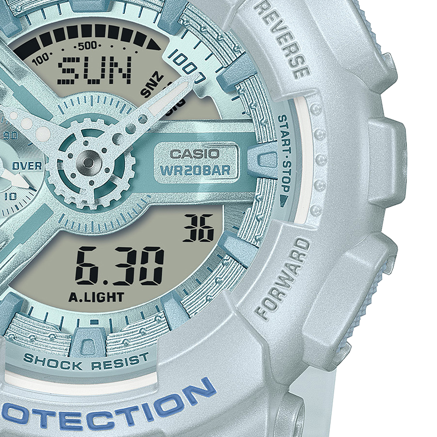 G-SHOCK ミッドサイズ シルキートーンカラーズ ホワイト GMA-S110ST