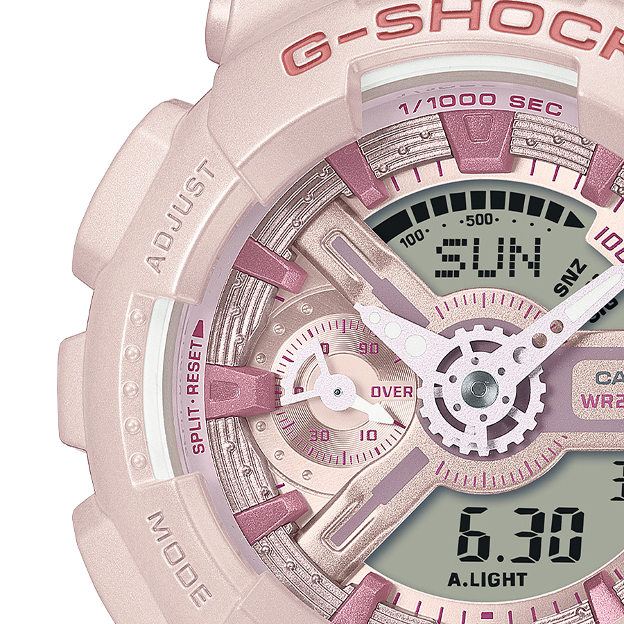 G-SHOCK ミッドサイズ シルキートーンカラーズ ピンク GMA-S110ST-4AJF