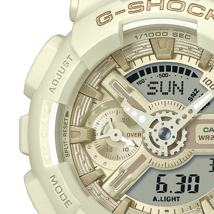 G-SHOCK ミッドサイズ シルキートーンカラーズ ホワイト GMA-S110ST