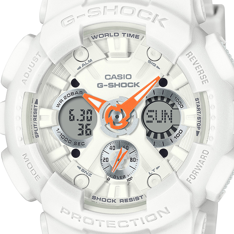 G-SHOCK ミッドサイズ スポーティアクセントカラー GMA-S120SA-7A1JF