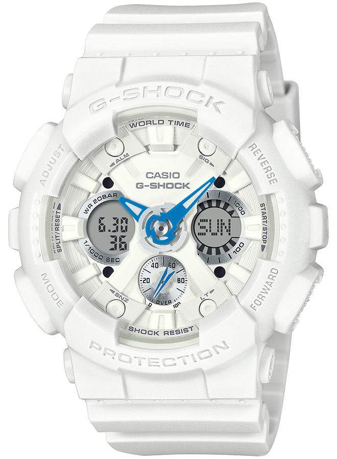 5月30日発売/予約 G-SHOCK ミッドサイズ スポーティアクセントカラー GMA-S120SA-7A2JF レディース 腕時計 電池式 アナデジ 樹脂バンド 国内正規品 カシオ | G-SHOCK | 01