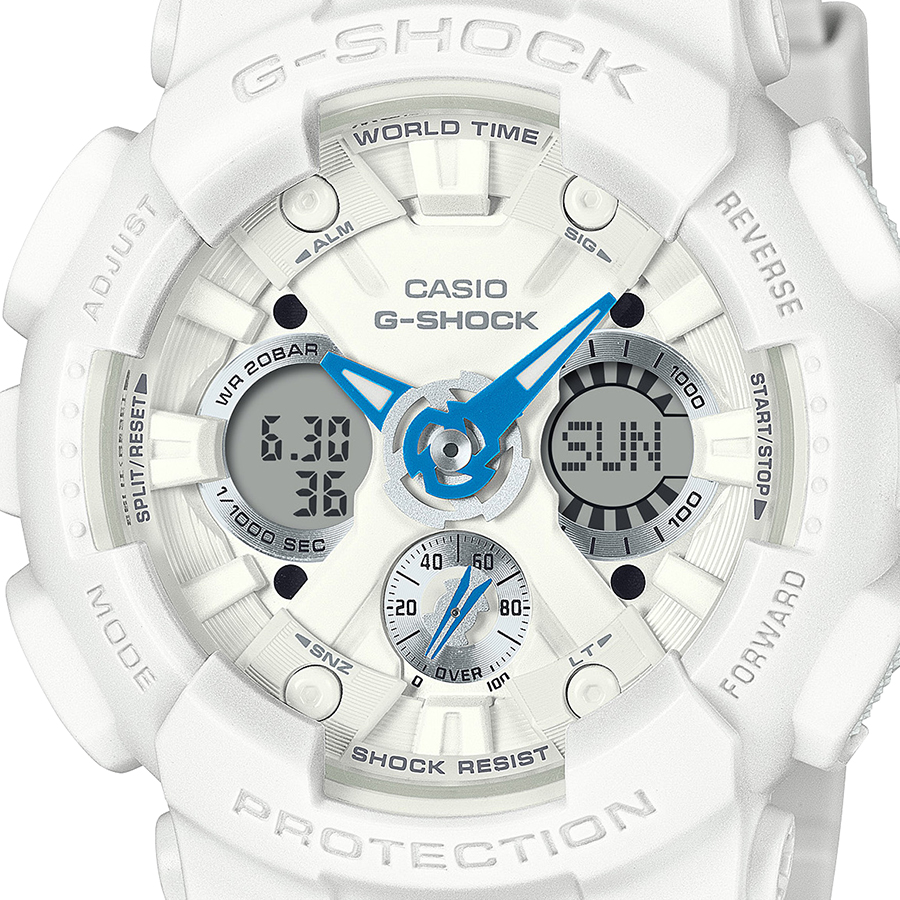 5月30日発売/予約 G-SHOCK ミッドサイズ スポーティアクセントカラー GMA-S120SA-7A2JF レディース 腕時計 電池式 アナデジ 樹脂バンド 国内正規品 カシオ | G-SHOCK | 02