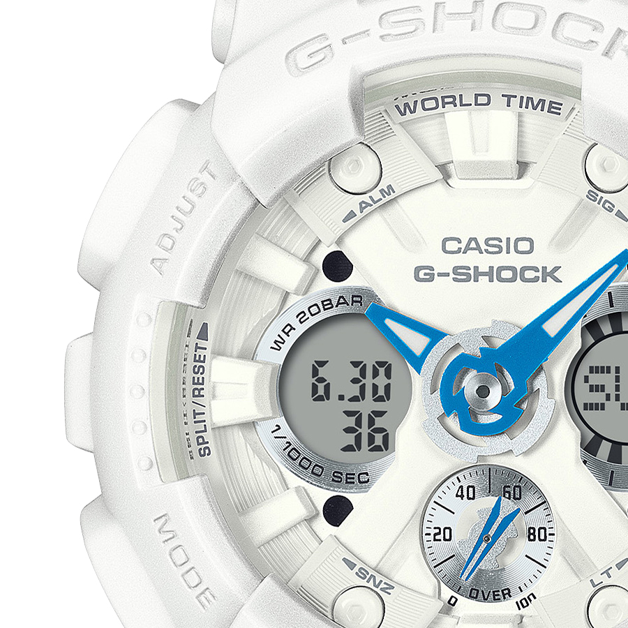 5月30日発売/予約 G-SHOCK ミッドサイズ スポーティアクセントカラー GMA-S120SA-7A2JF レディース 腕時計 電池式 アナデジ 樹脂バンド 国内正規品 カシオ | G-SHOCK | 03
